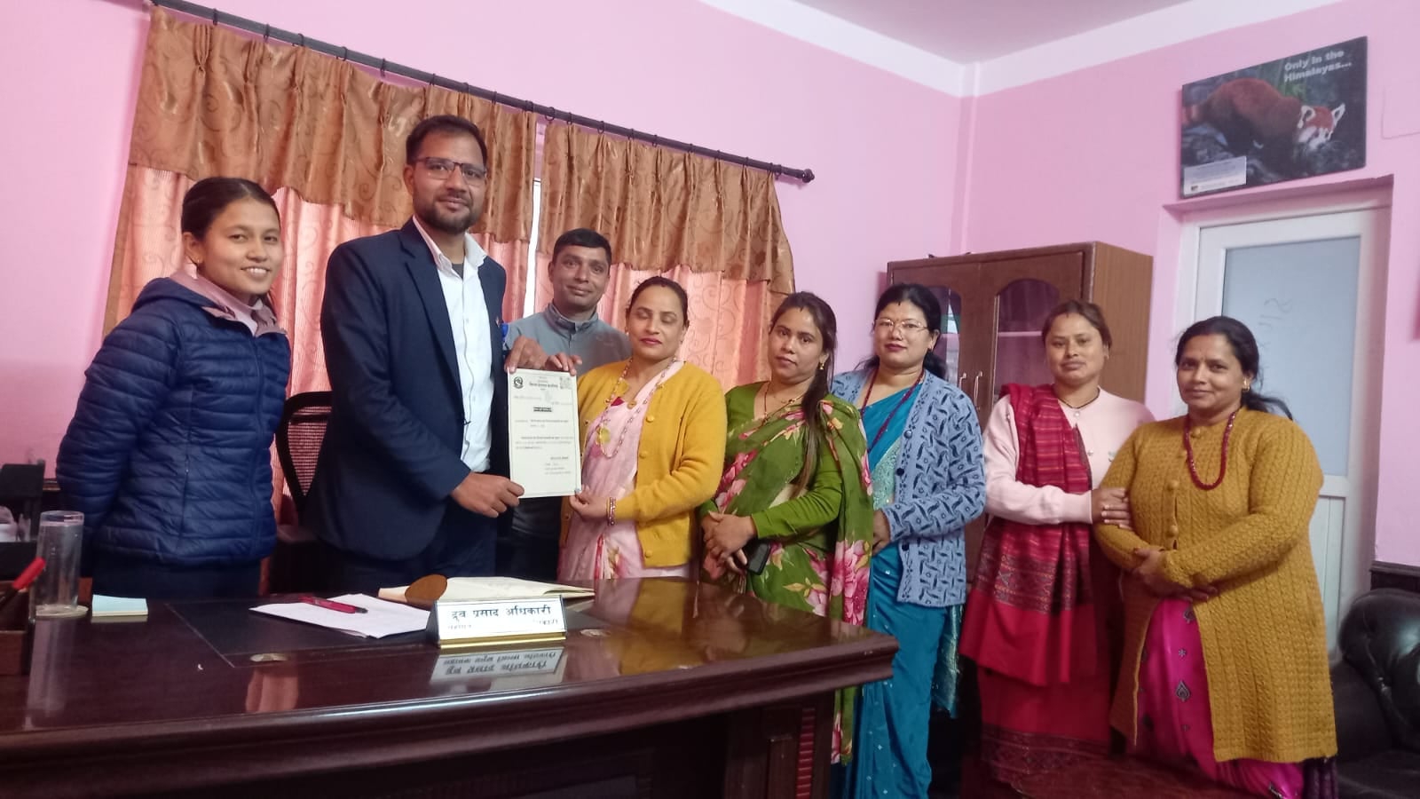 रसुवाका कपडा तथा सिलाइ व्यवसायि संगठित